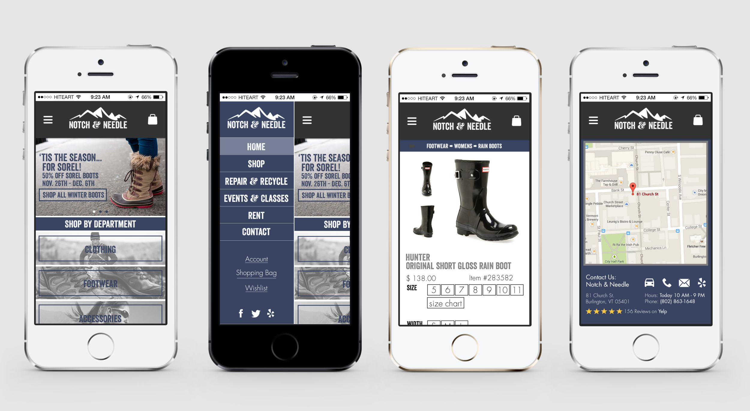 Notch & Needle Mobile Design