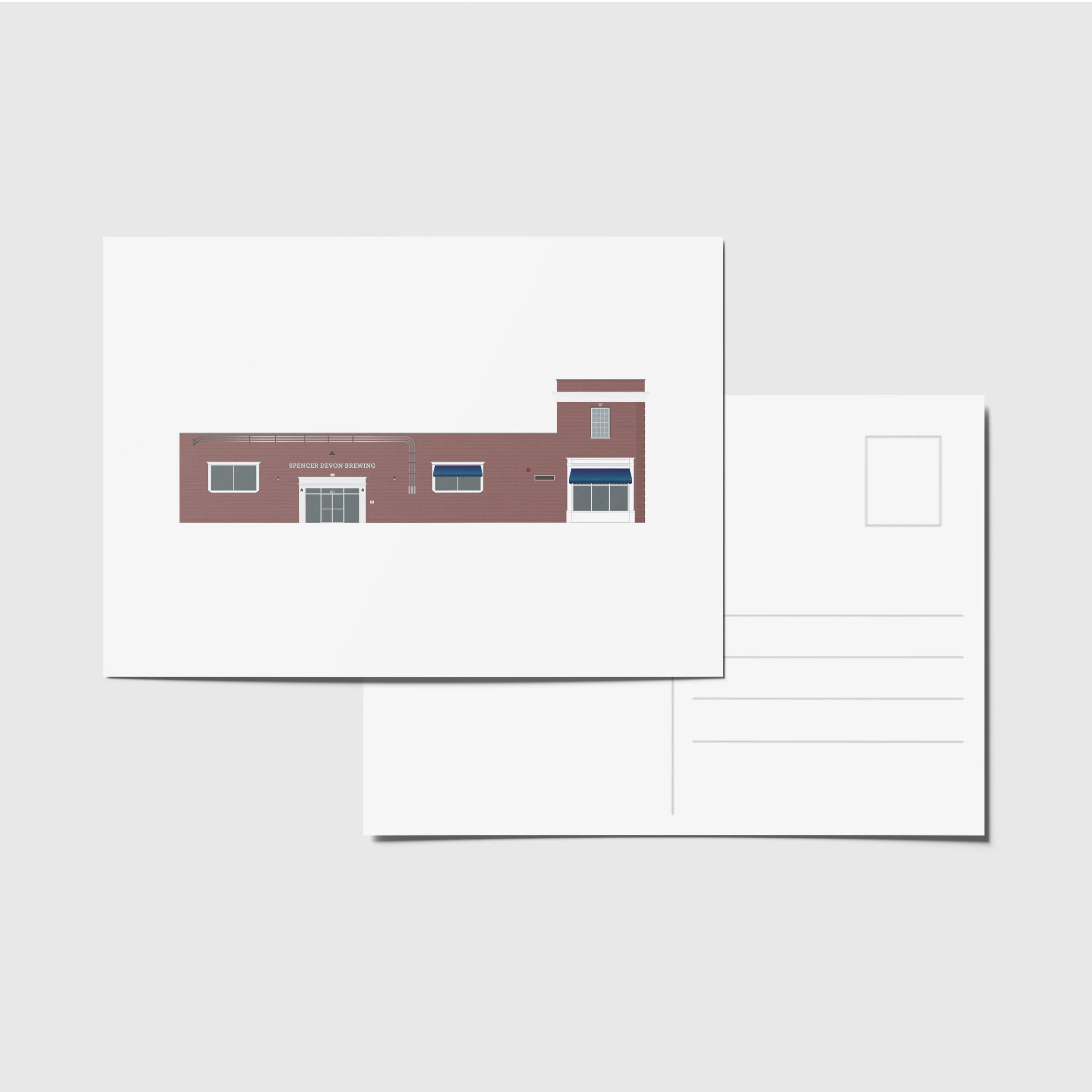 Spencer Devon Brewing Postcard