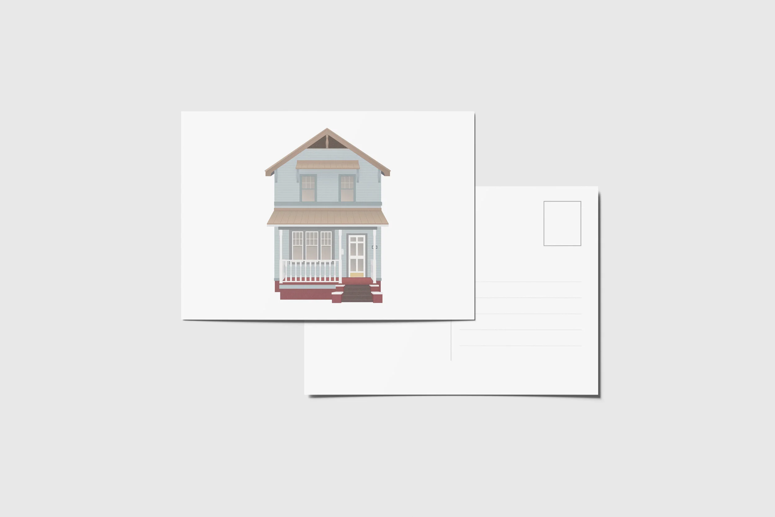 Custom Illustration of Building/Home Print