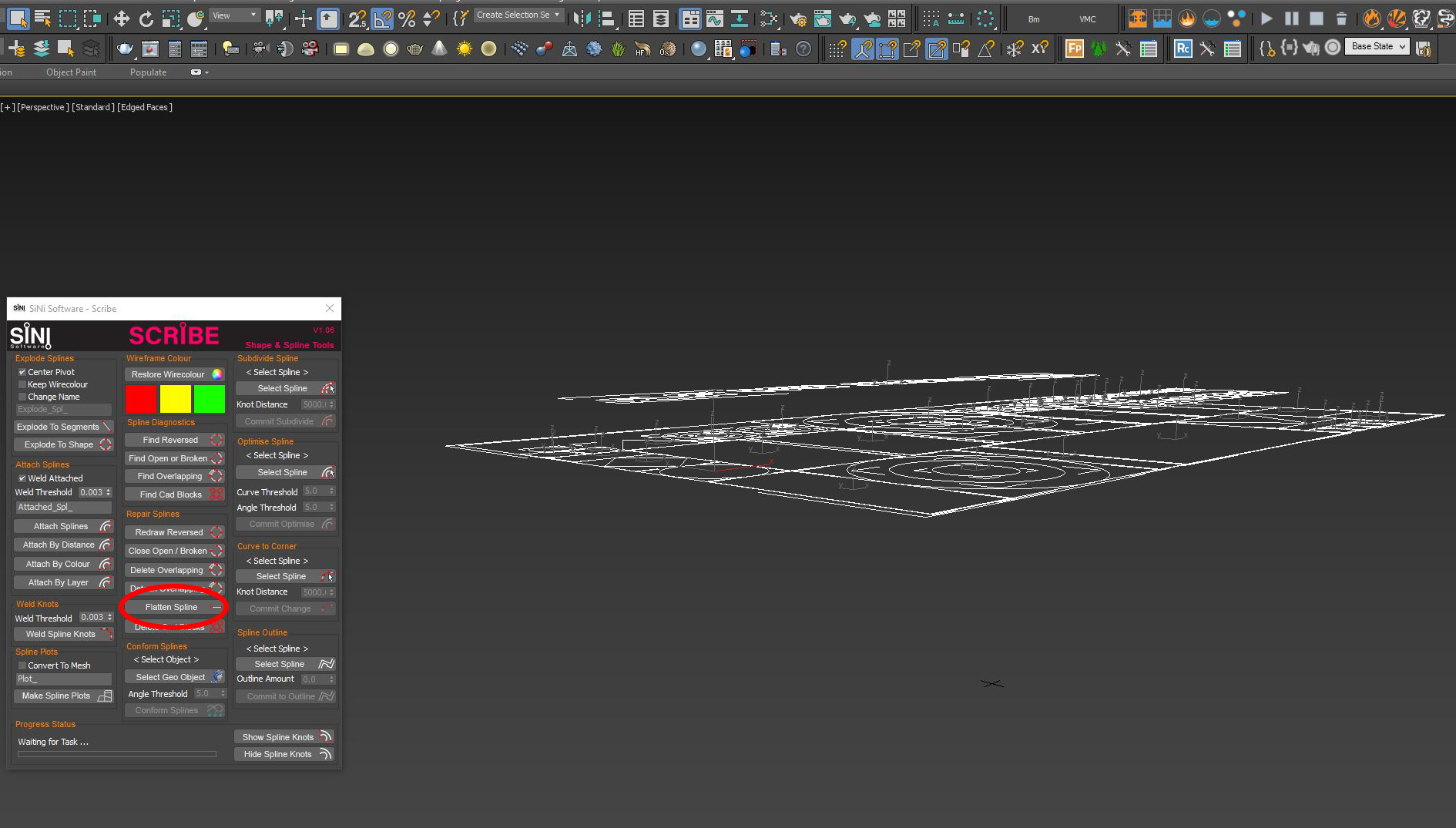 3Ds Max Spline Modifiers | XForm Modifier – UWRON