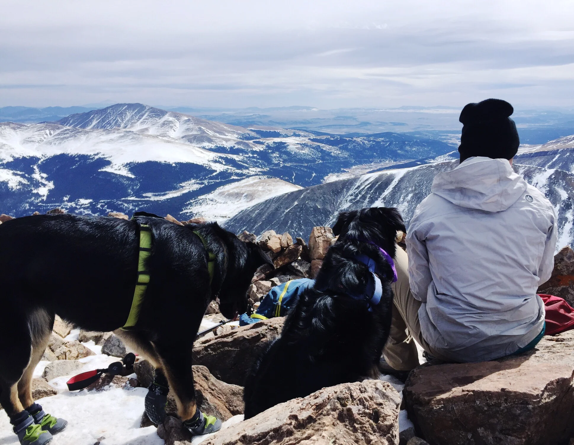 soaking in the view with my girls