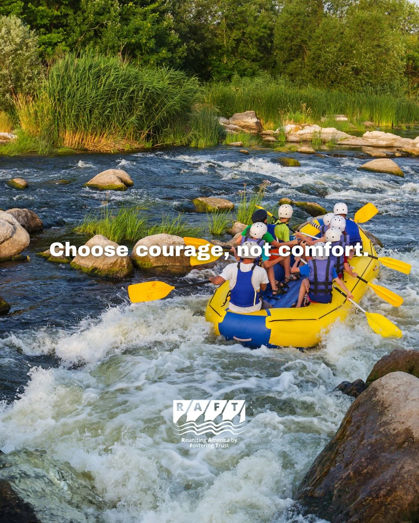 It&rsquo;s easier to stay quiet. It&rsquo;s harder and braver to listen and speak with honesty. 💬✨

RAFT reminds us that growth happens when we lean into discomfort, together.