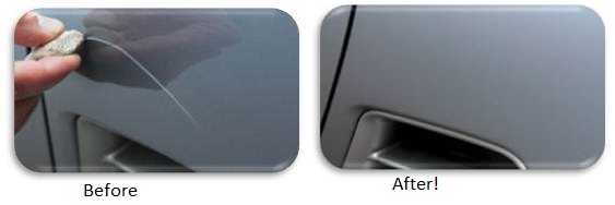 Minor paint scrathes - gone!