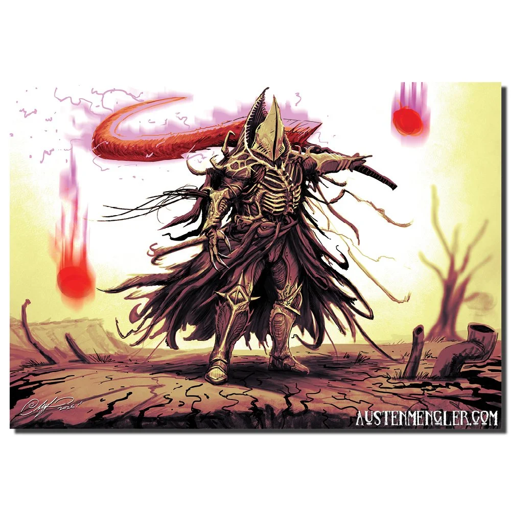 WASTELAND KNIGHT (2026) - Execution Series - Signed A3 Print