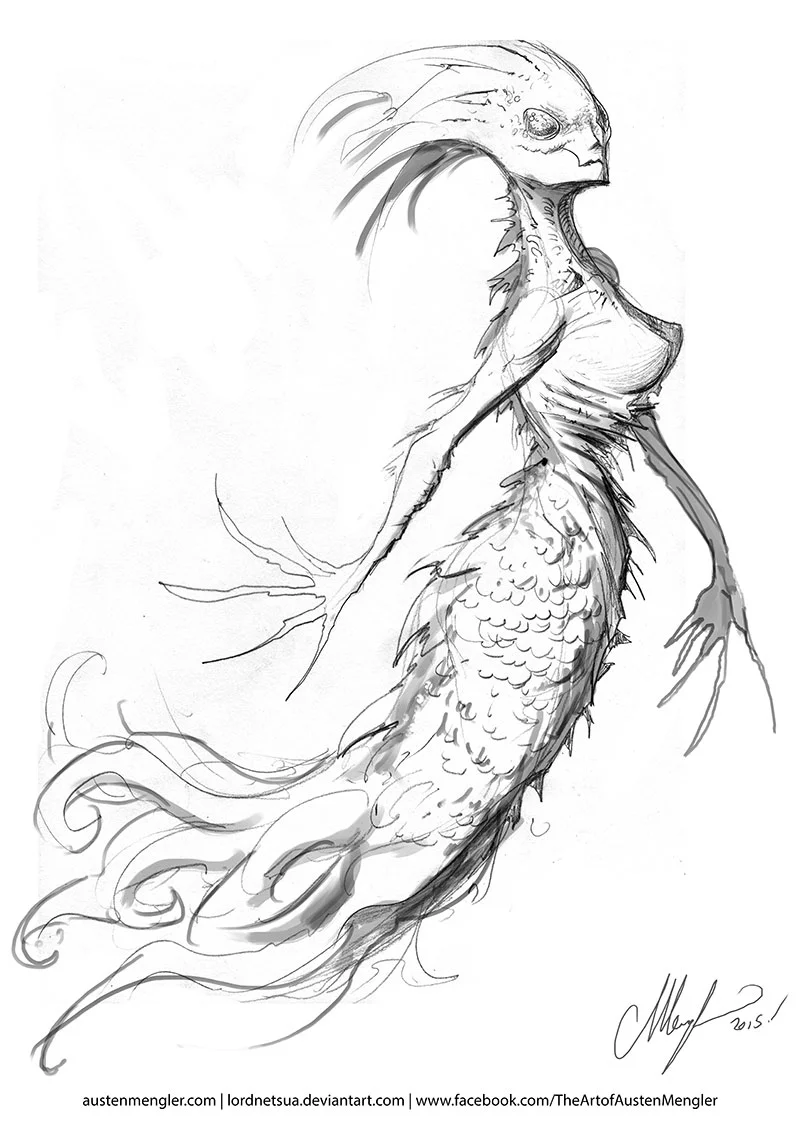SCARY SKETCHES — The Art of Austen Mengler