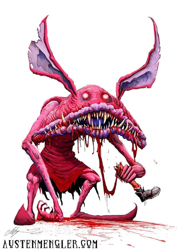 Aaahh!!! Real Monsters! Ickis, Oblina & Krumm - 2016-2017 3 x Signed A3  Prints Bundle ($90)  The Art of Austen Mengler