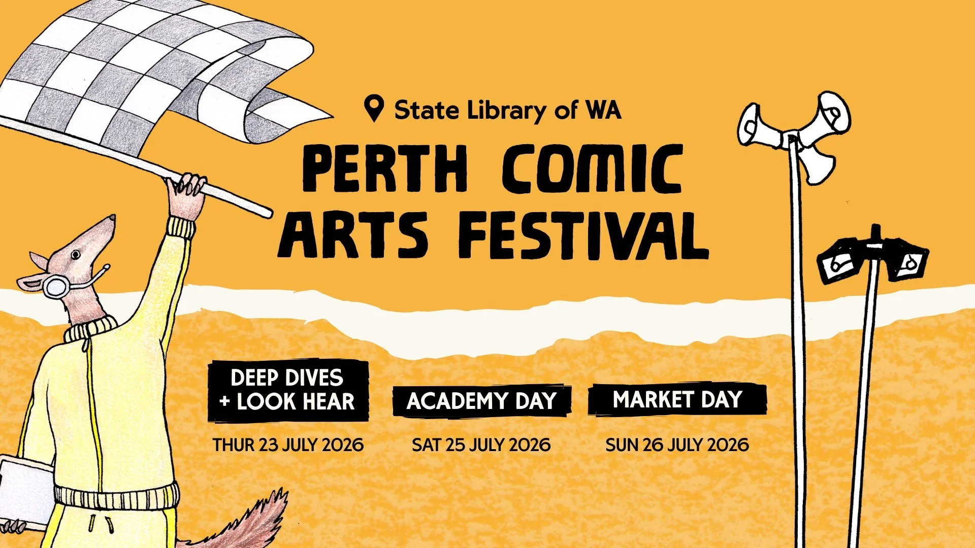 Perth Comic Arts Festival 2026 (Market Day Sunday Only)