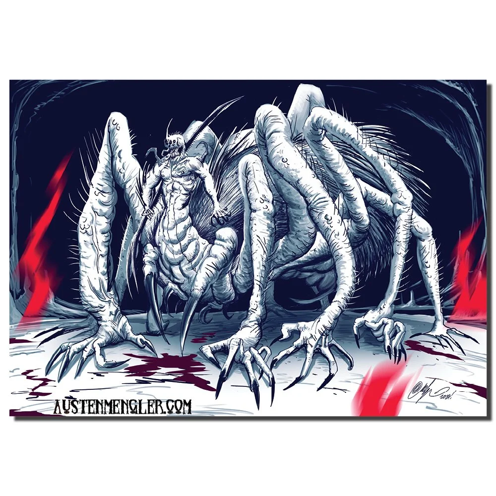 SPIDER CENTAUR (2026) - Execution Series - Signed A3 Print