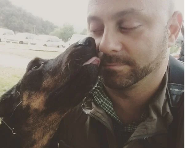 Who can resist a gentle, sweet Beauceron puppy? Not me!