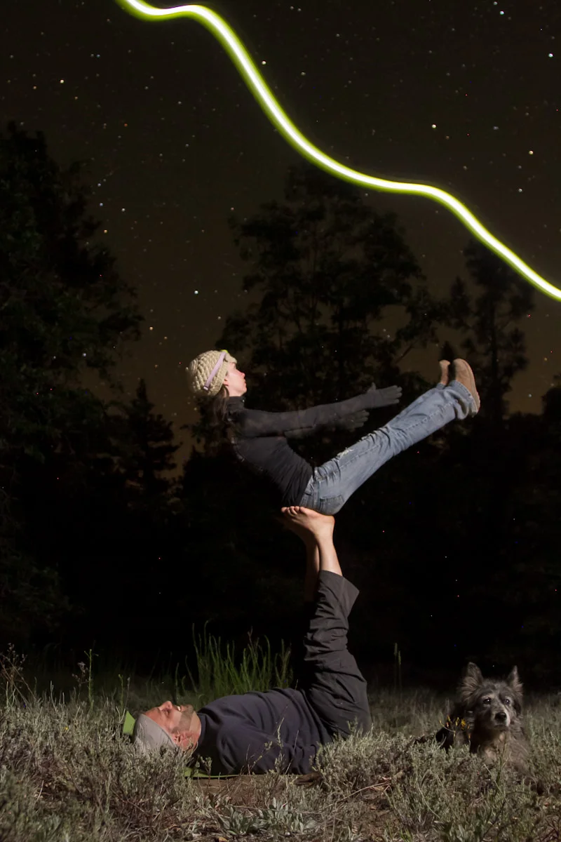 Pet Photographer's Acroyoga Selfie