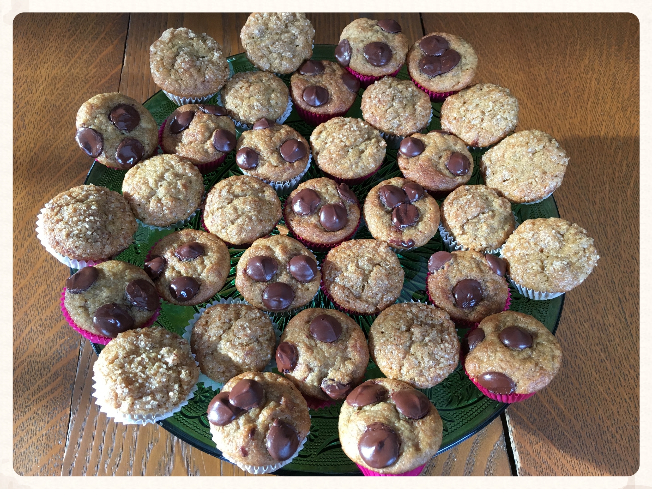 gluten free mini banana muffins