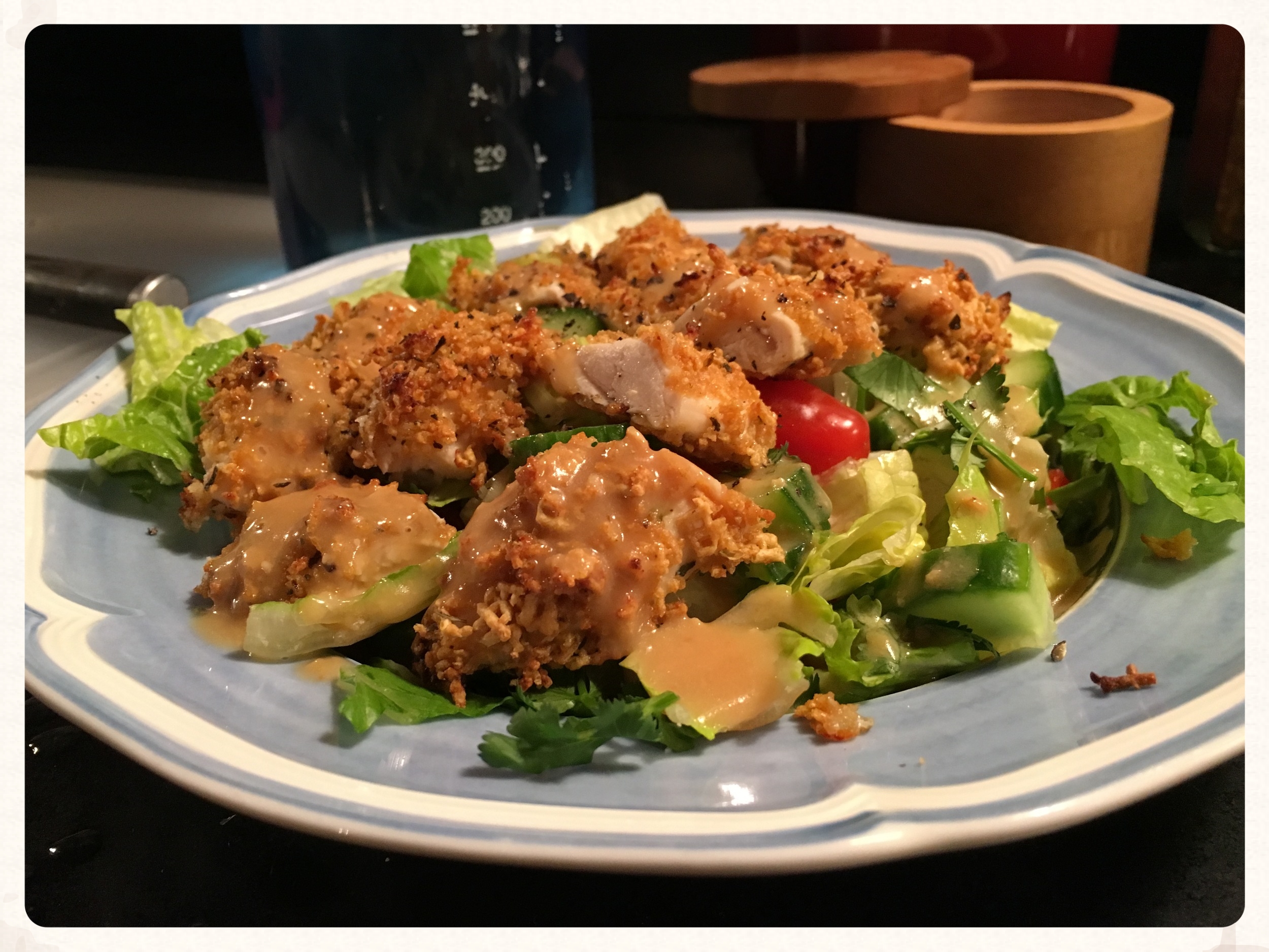 BAKED CORN CHEX CRUSTED CHICKEN