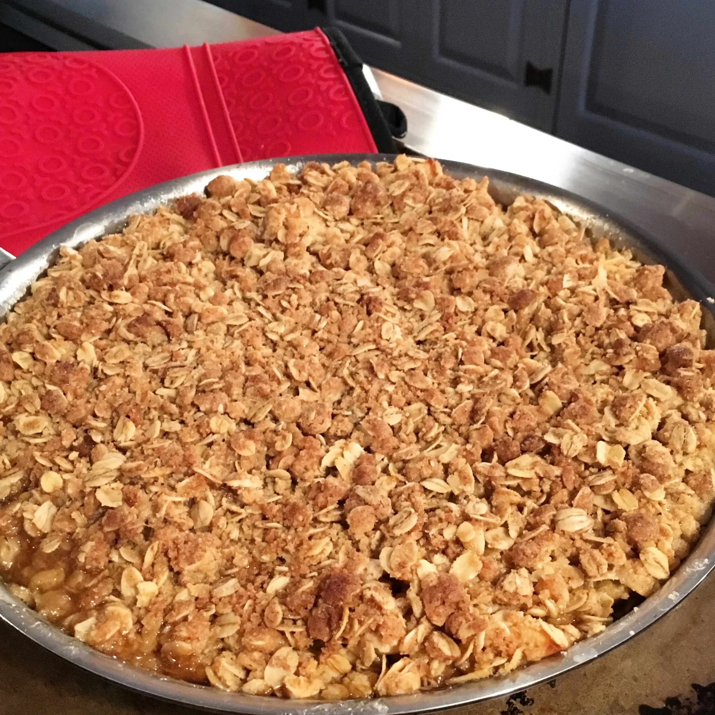 gluten-free skillet apple crisp