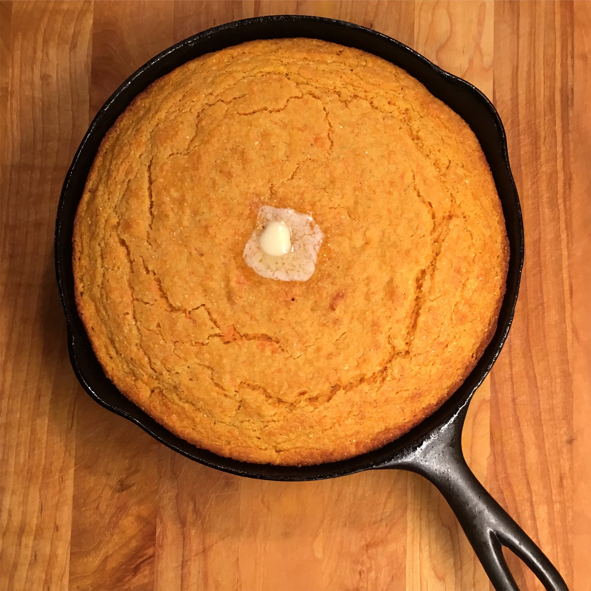 gluten-free sweet potato skillet cornbread
