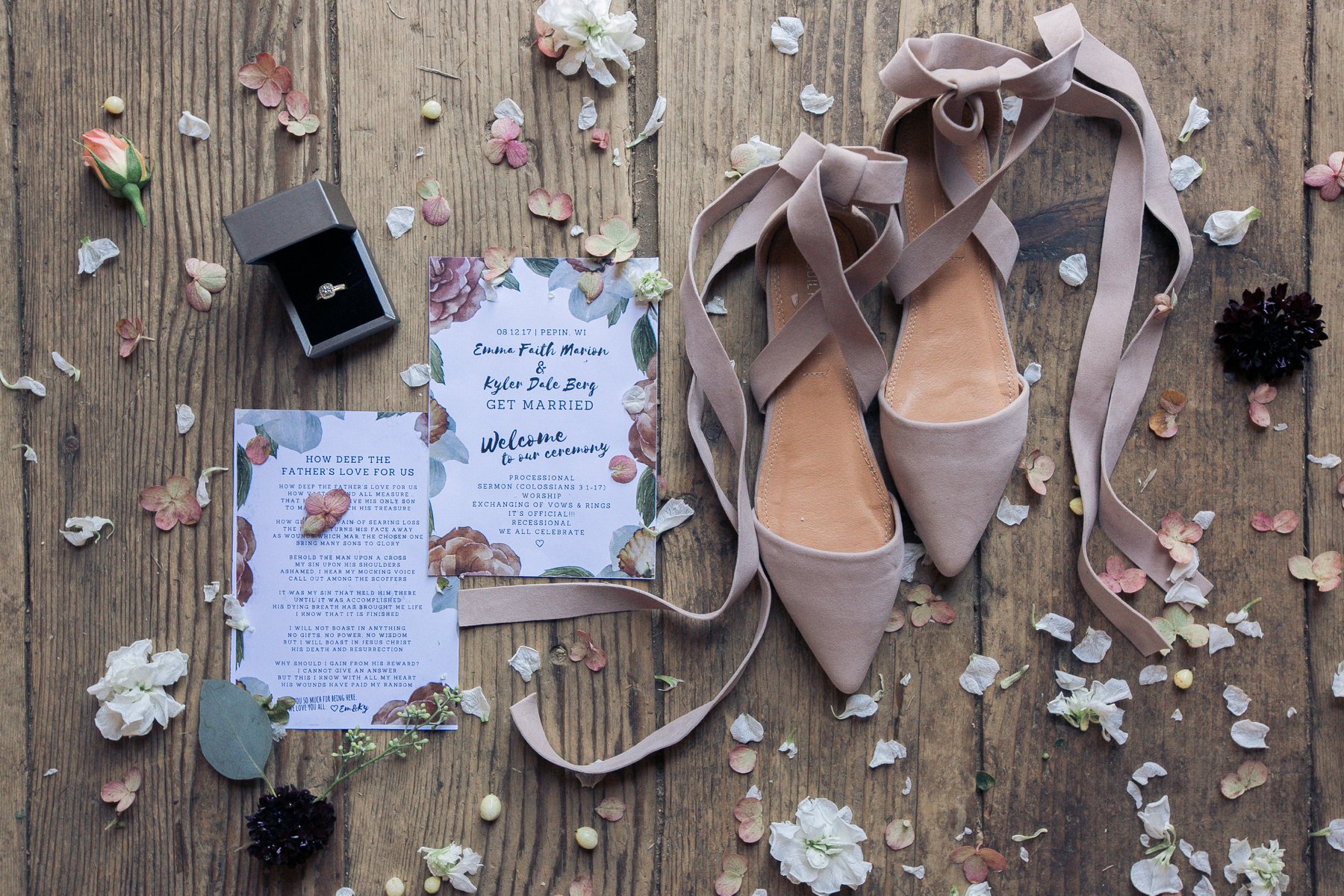 Emma + Kyler - Pepin Hidden Meadow Barn Wedding