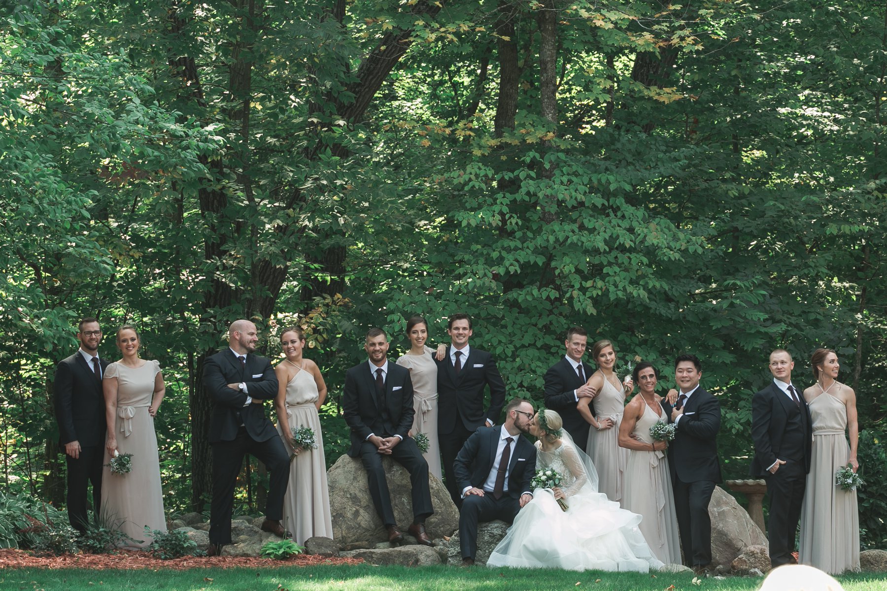 Coty + Zach - Outdoor Fairbault Romantic Summer Wedding
