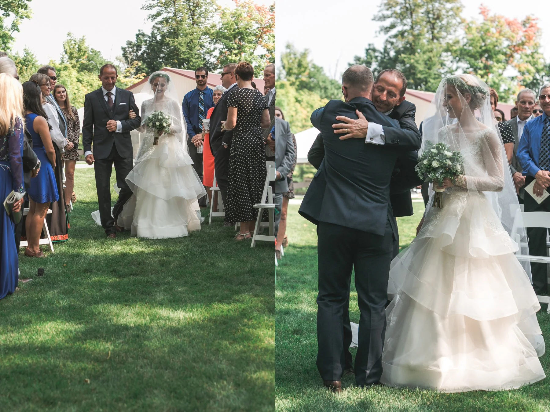 Coty + Zach - Outdoor Fairbault Romantic Summer Wedding