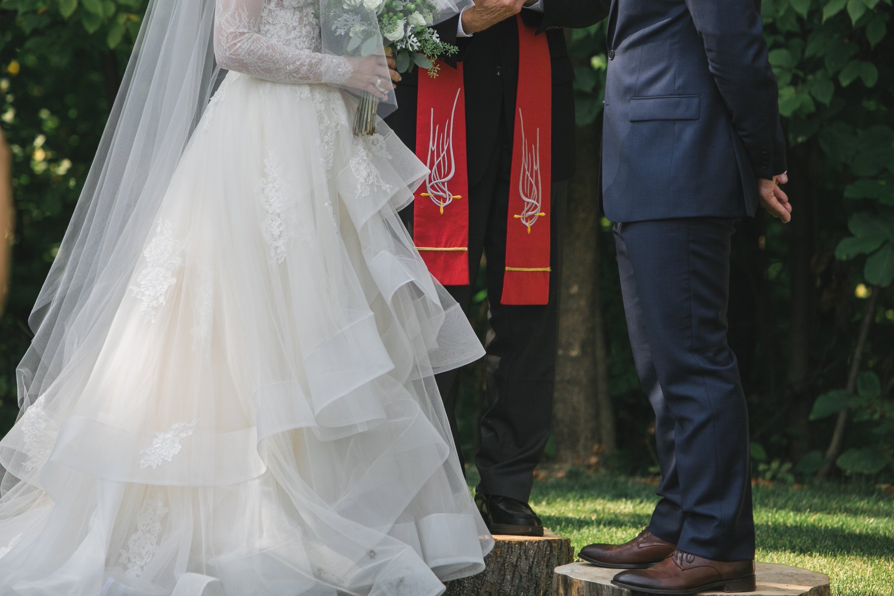 Coty + Zach - Outdoor Fairbault Romantic Summer Wedding