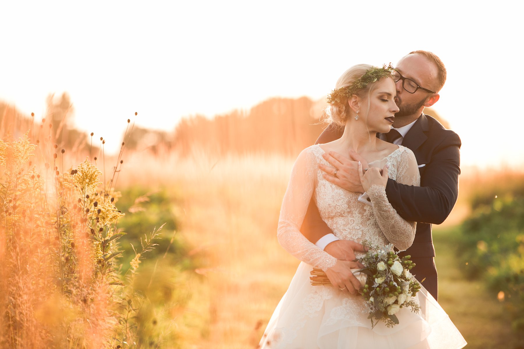 Coty + Zach - Outdoor Fairbault Romantic Summer Wedding