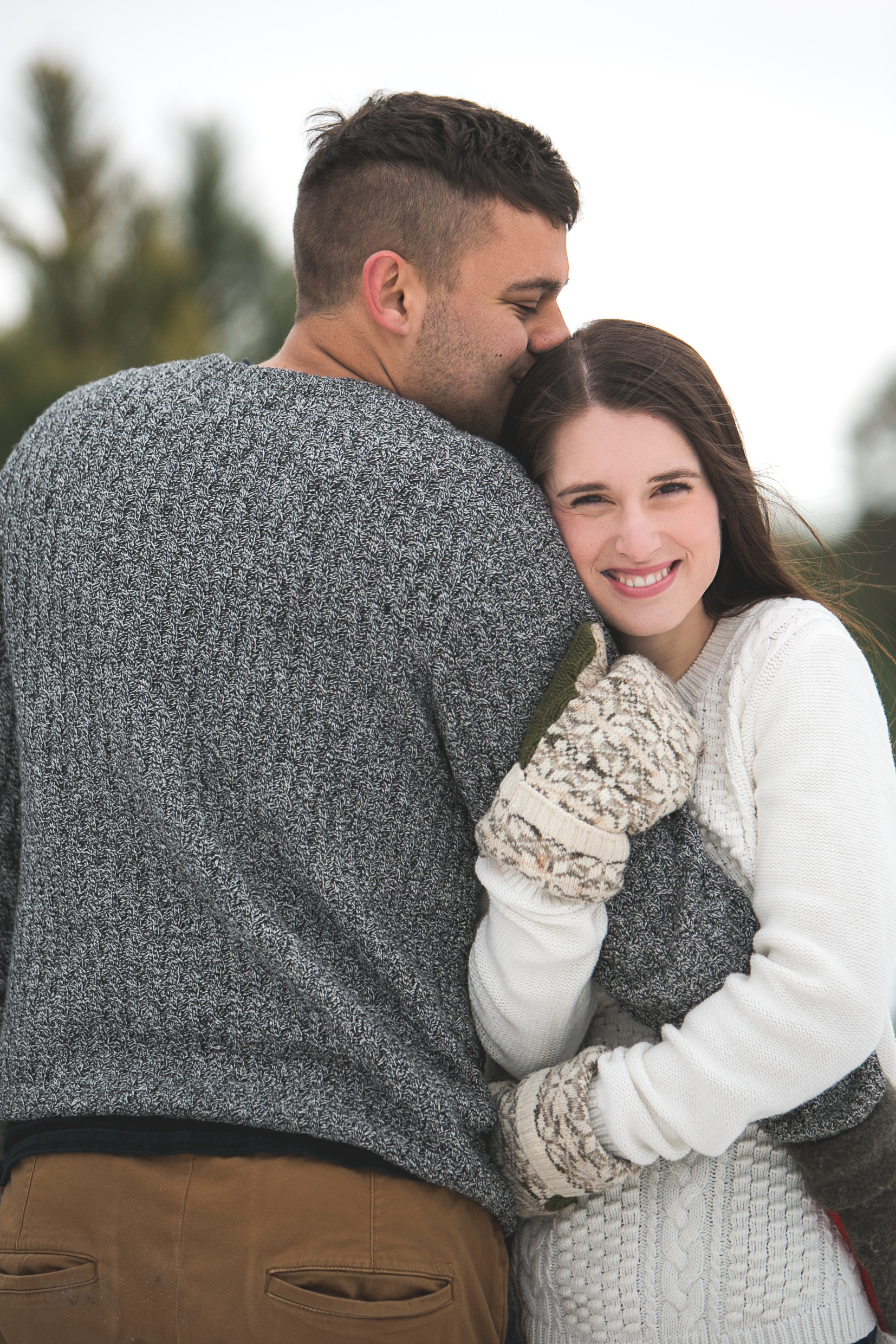 Emma + Kyler - Cozy Intimate Winter Engagements