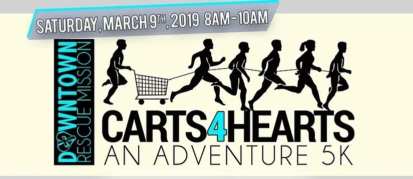 www.carts4hearts.com Here’s what the event consists of: 30 teams of 4 - 6 heavily-costumed humanoids, raising Food and Funds for the purpose of changing lives of the homeless and hurting in Huntsville, all while racing tricked-out shopping carts through the frigid streets of downtown Huntsville.