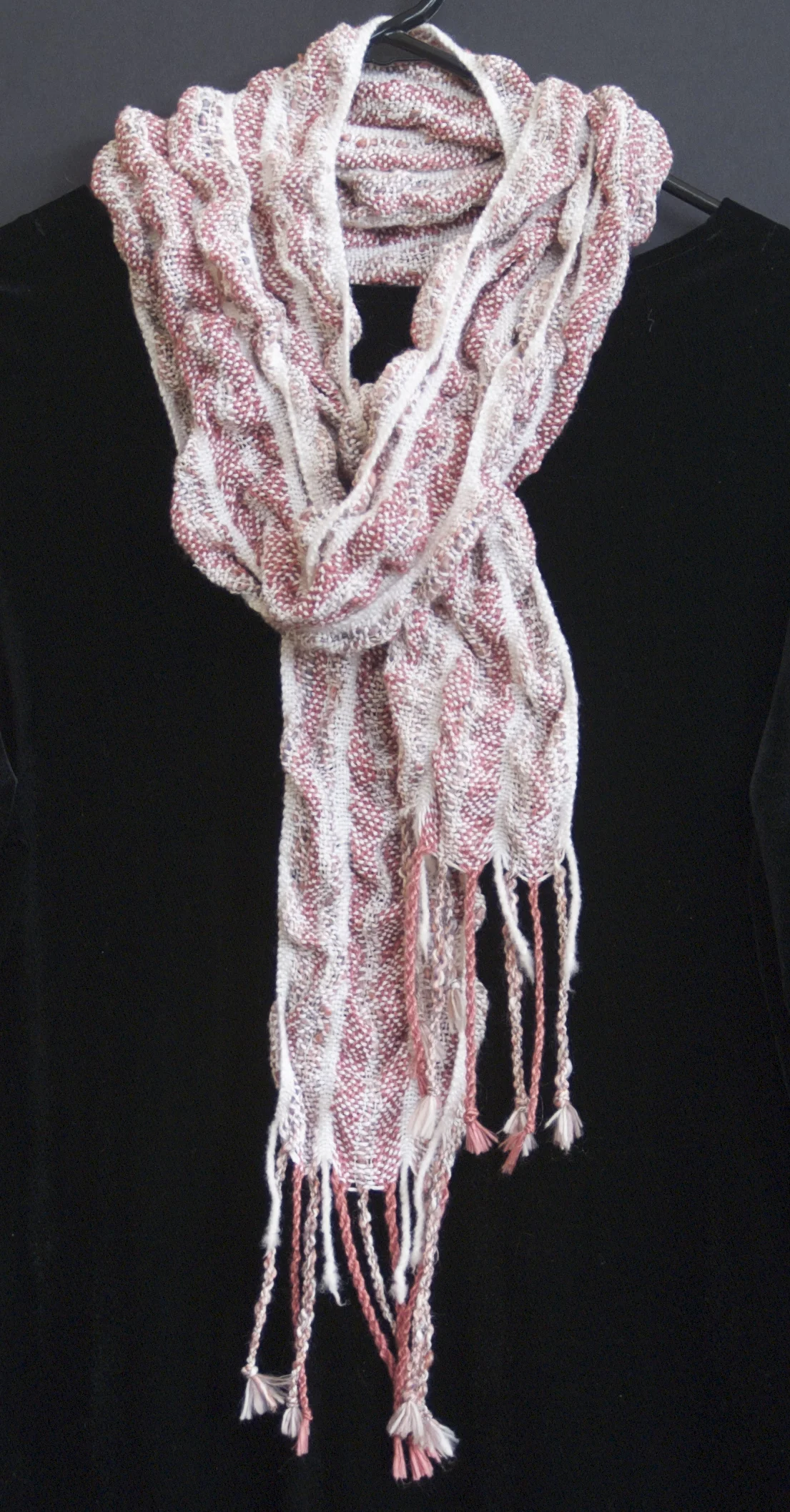 wool, rayon 82" x 5"