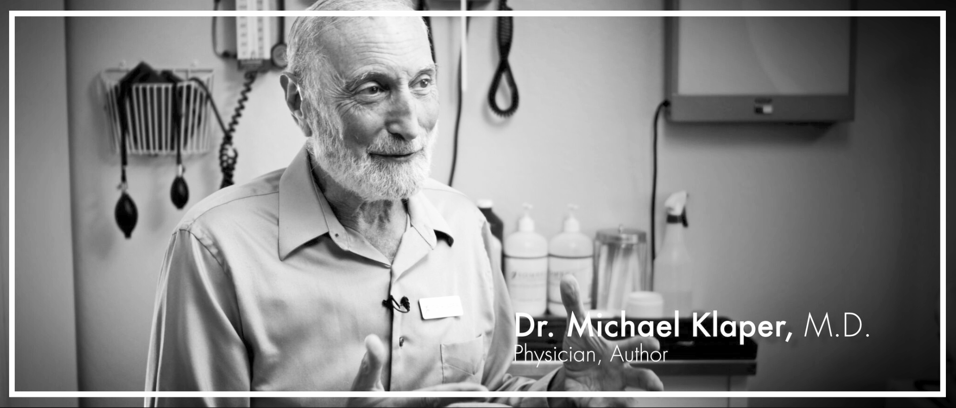 Dr. Michael A. Klaper is a physician, author, and nutrition expert. Klaper graduated from the University of Illinois College of Medicine in 1972 and was a NASA nutrition adviser and medical consultant on diets for astronauts. He also served on the Nutrition Task Force of the American Medical Student Association and served as the scientific director of the environmental organization EarthSave. He was featured on the PBS documentary Diet For A New America by John Robbins and received the Peace Abbey Courage of Conscience Award.