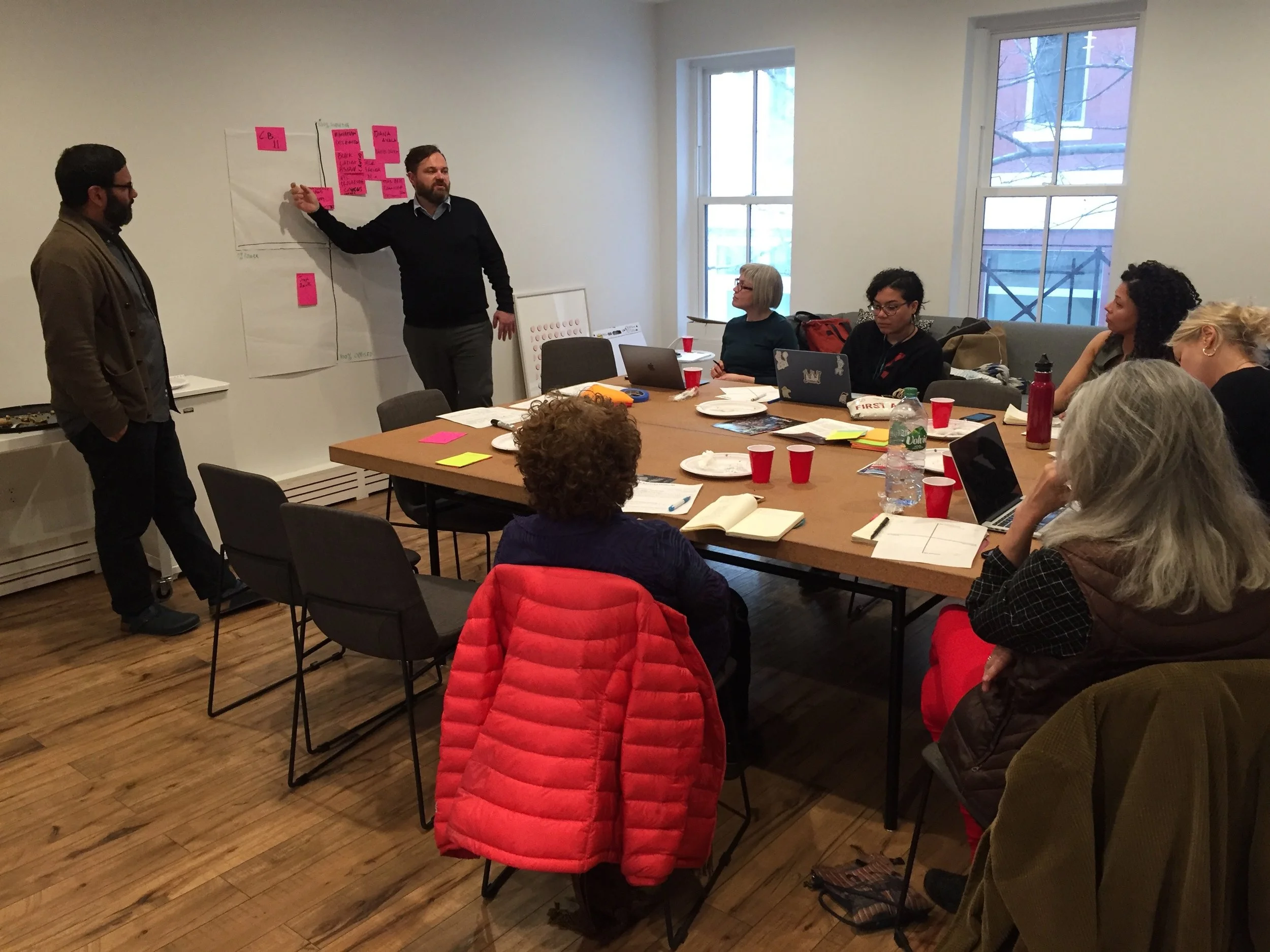 Peer Learning Exchange: Power Mapping led by Gonzalo Casals and Hatuey Ramos-Fermín, photo: Tom Oesau