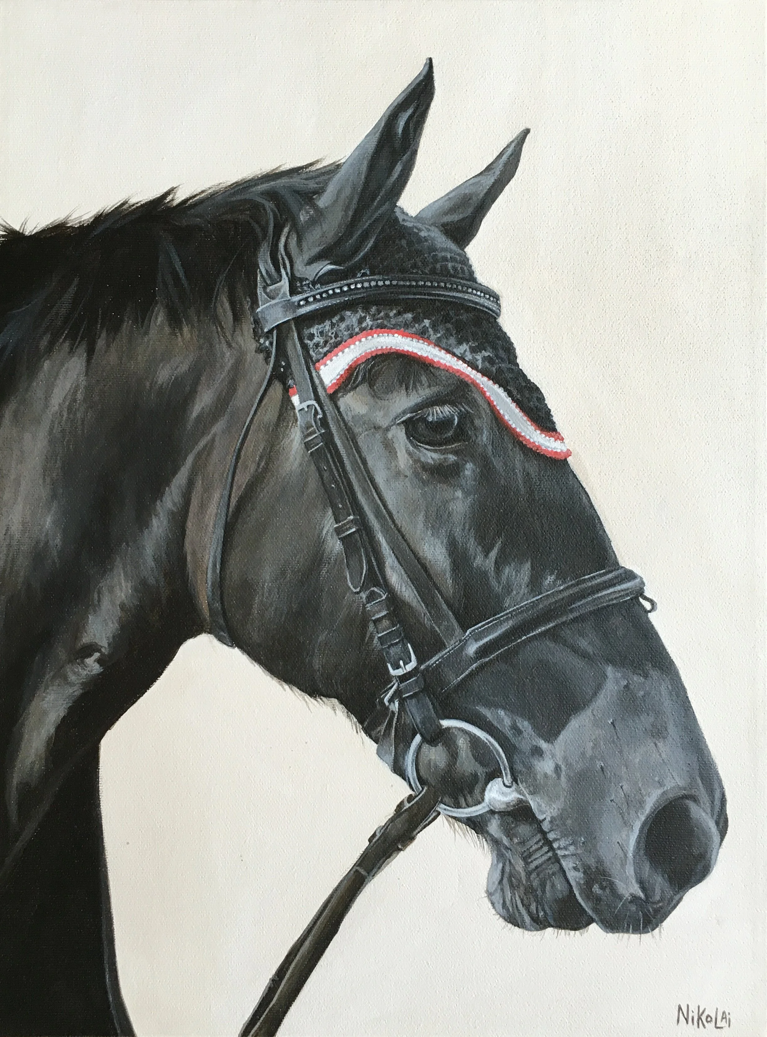  NOBLE | Acrylic on gallery style canvas, 12 x 16 