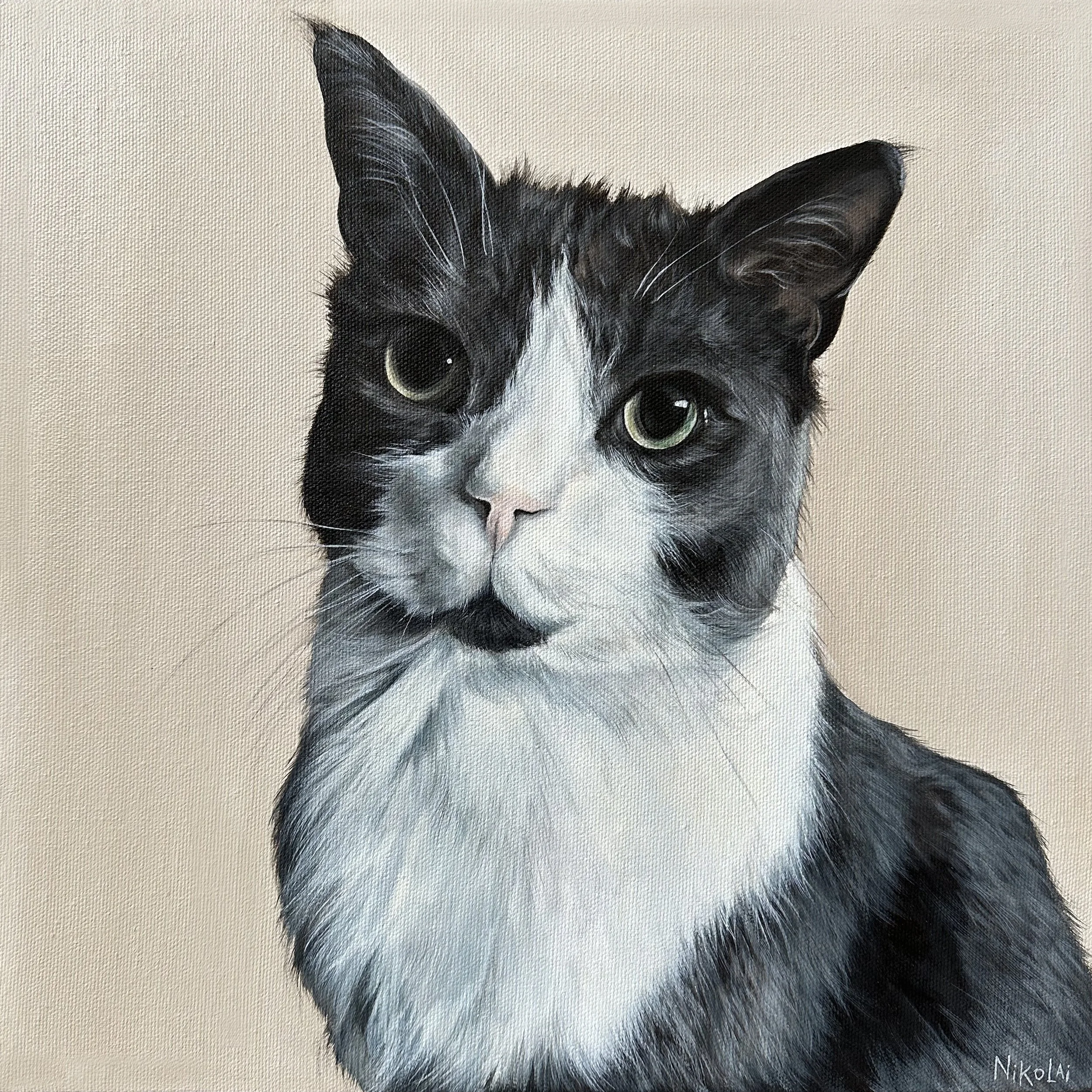  GOOSE | Acrylic on gallery style canvas, 12 x 12 