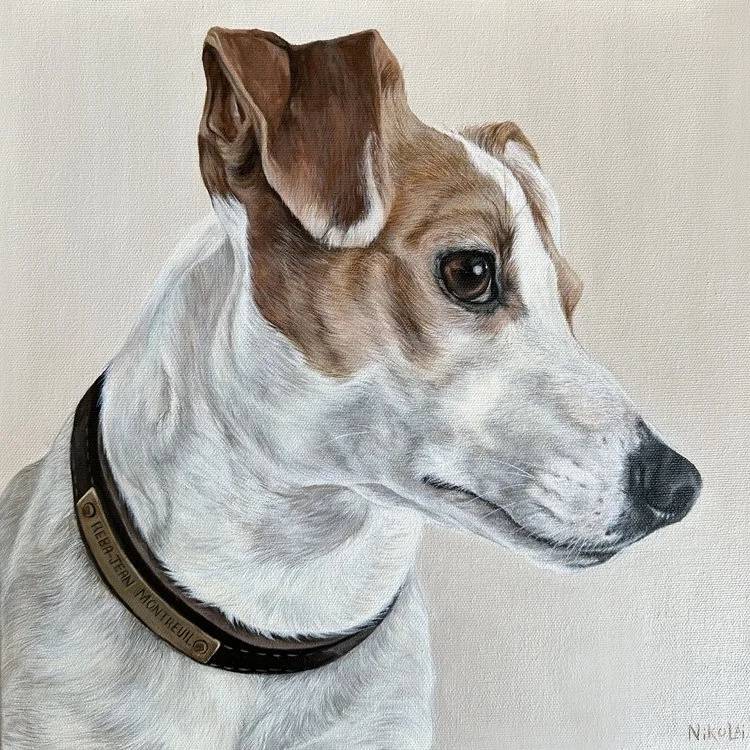  REBA-JEAN |  Acrylic on gallery style canvas, 12 x 12  