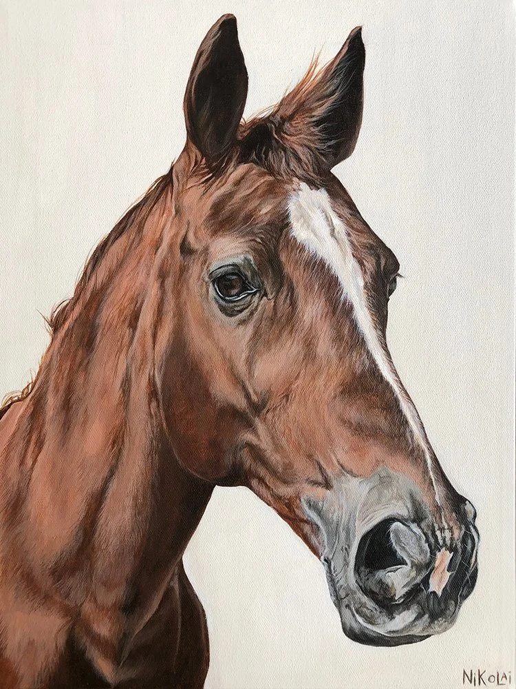  SWEET POTATO| Acrylic on gallery style canvas, 12 x 16 