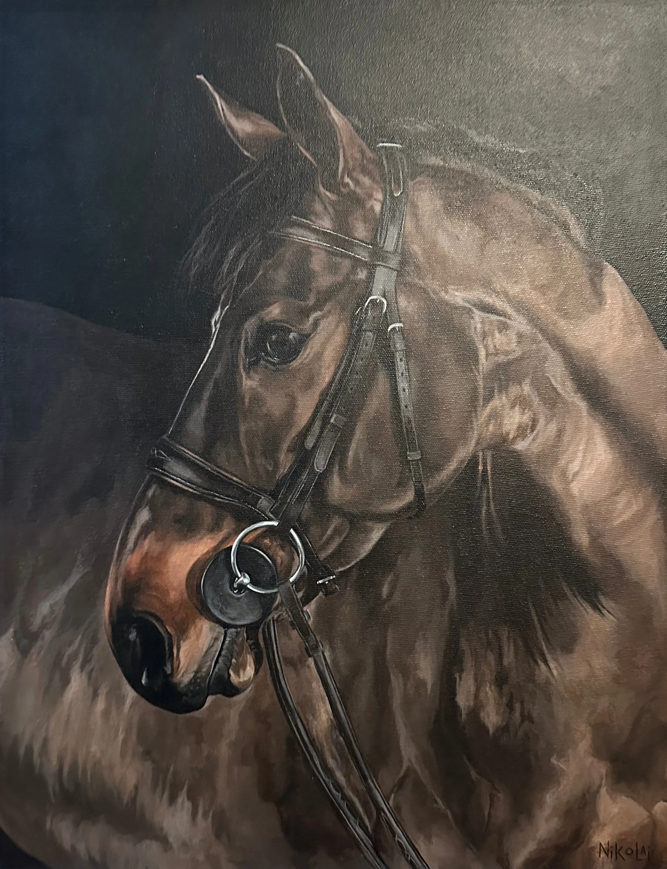  PATTI | Acrylic on gallery style canvas, 14 x 18 