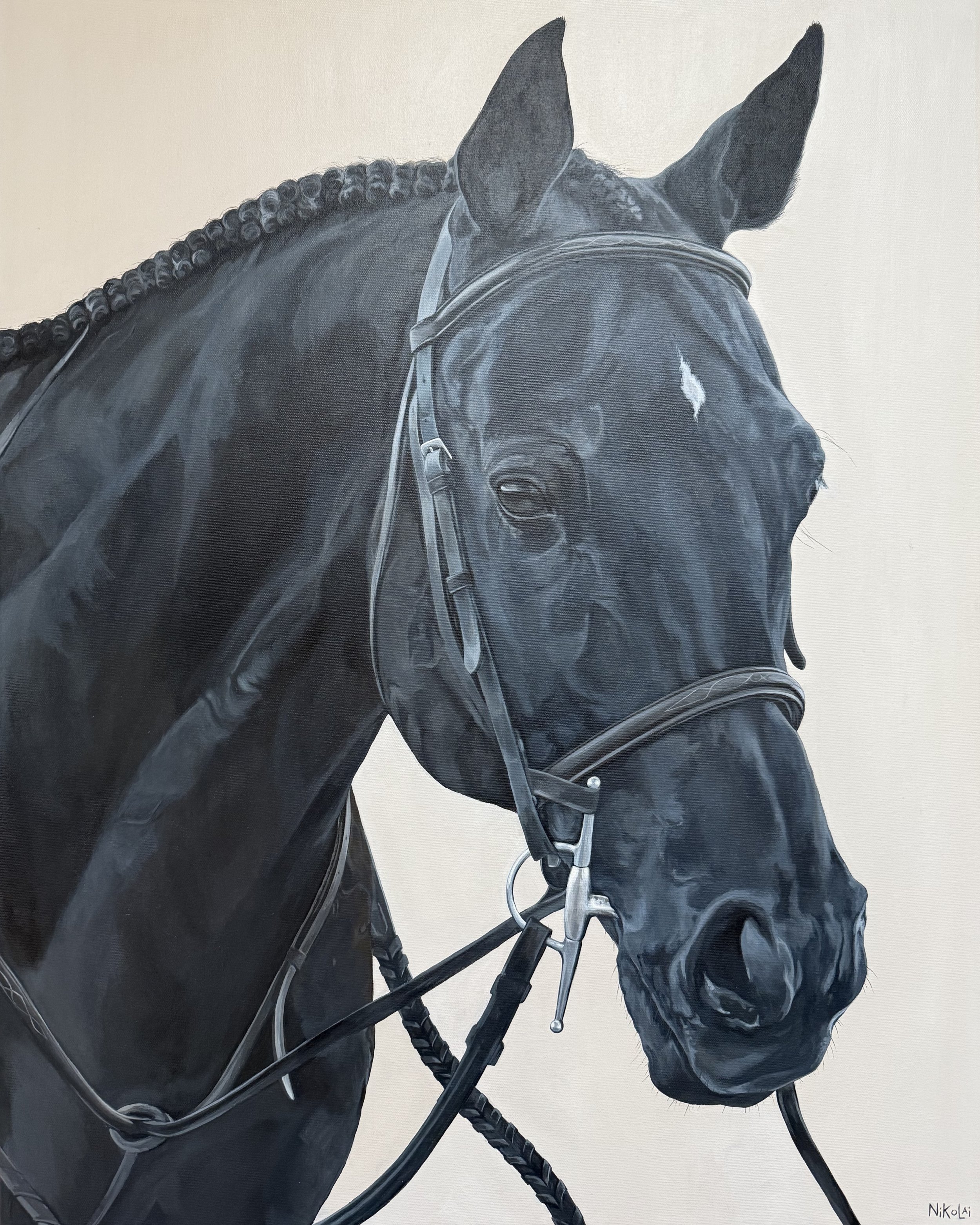  CLASSIC KNIGHT | Acrylic on gallery style canvas, 24 × 30 