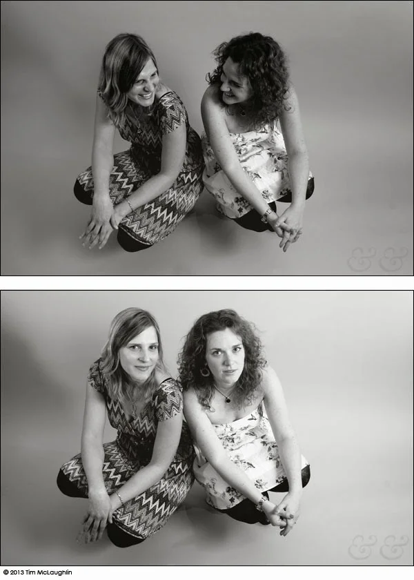 Cloe Aigner and Jocelyn Hallett, creatives, taken February 22, 2013