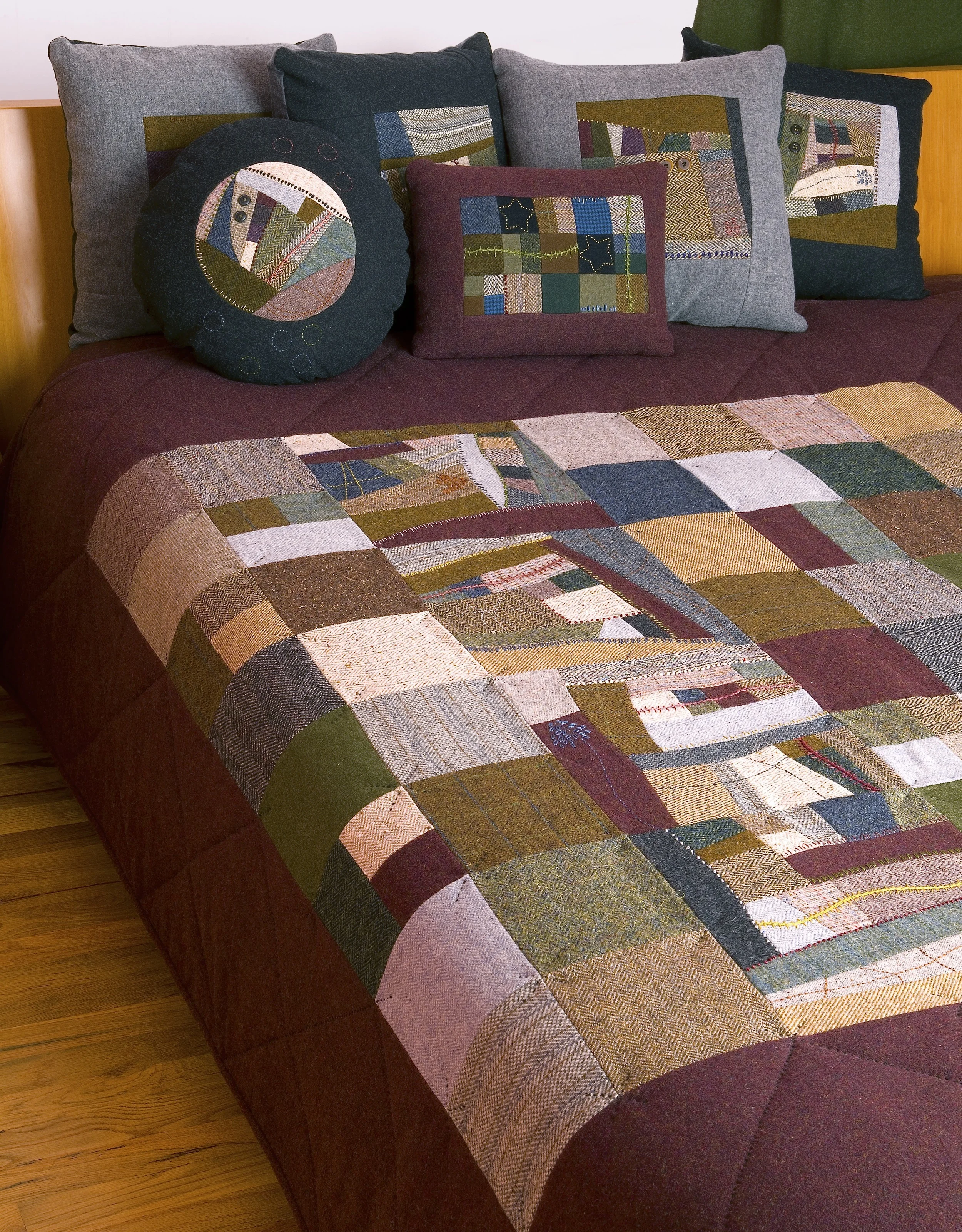 Crazy Bed Quilt