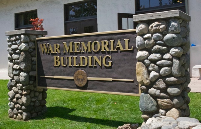 War Memorial Building Sign
