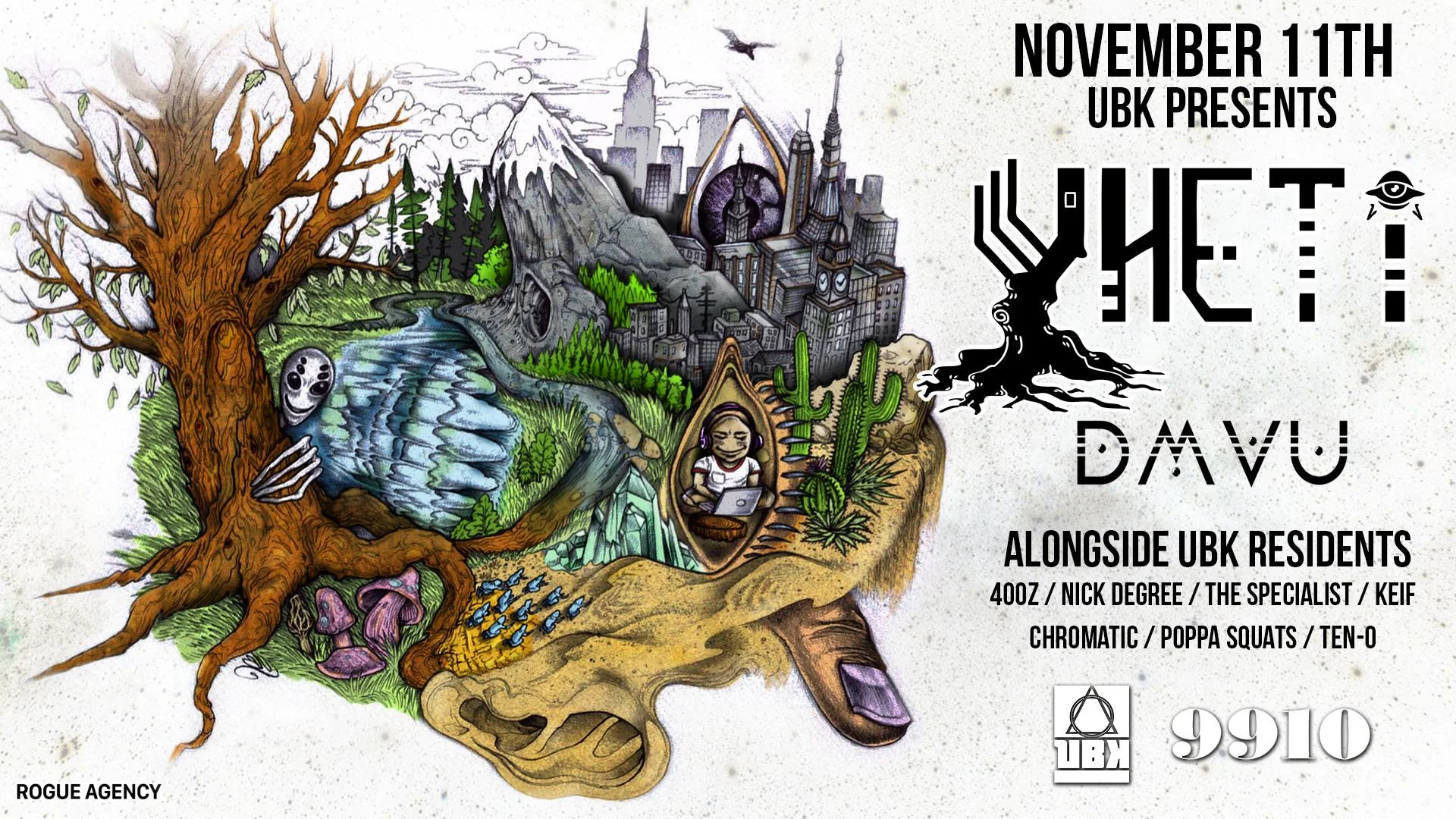 UBK presents YHETI & DMVU 