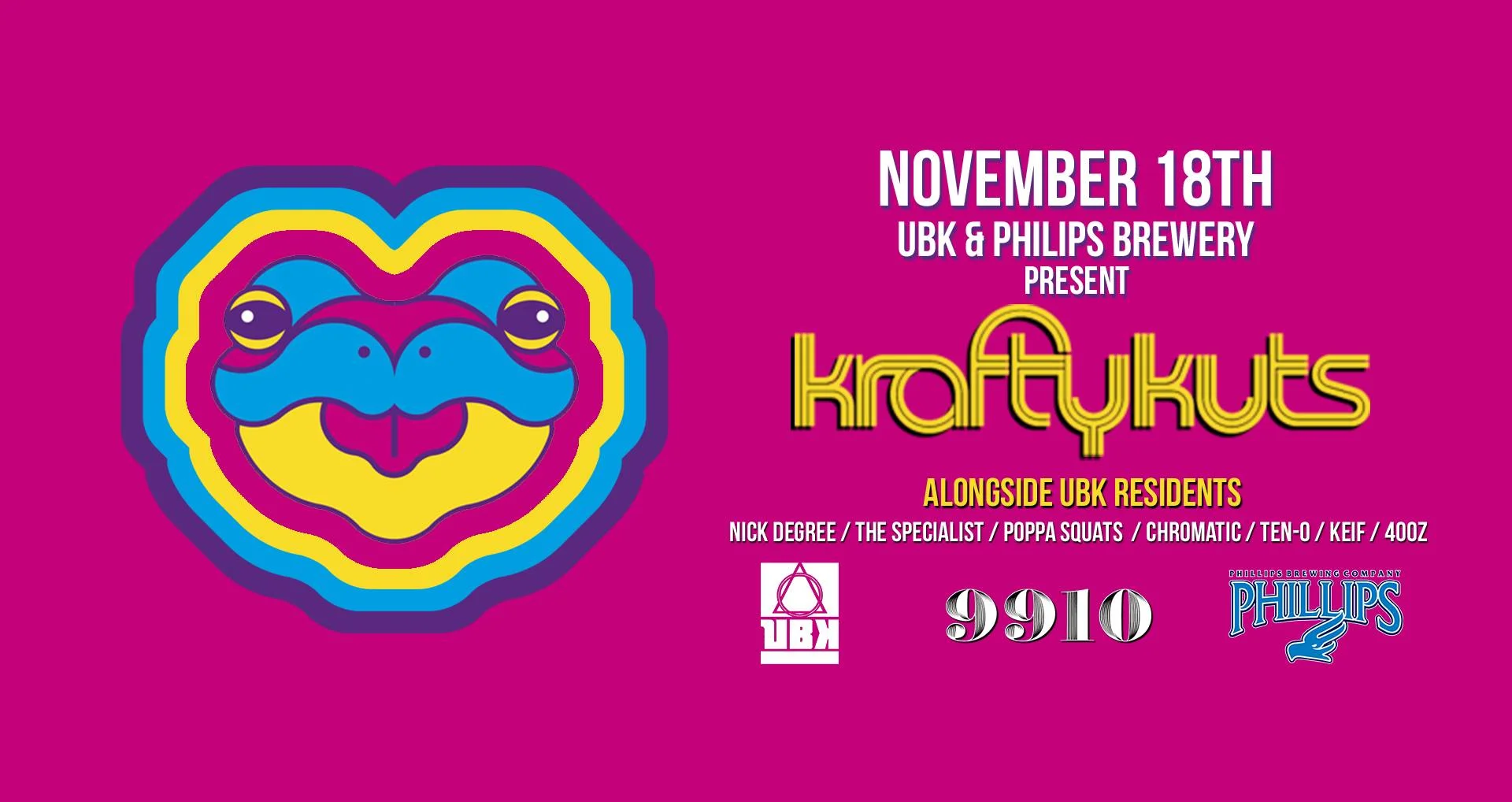 UBK & Philips Brewery present Krafty Kuts