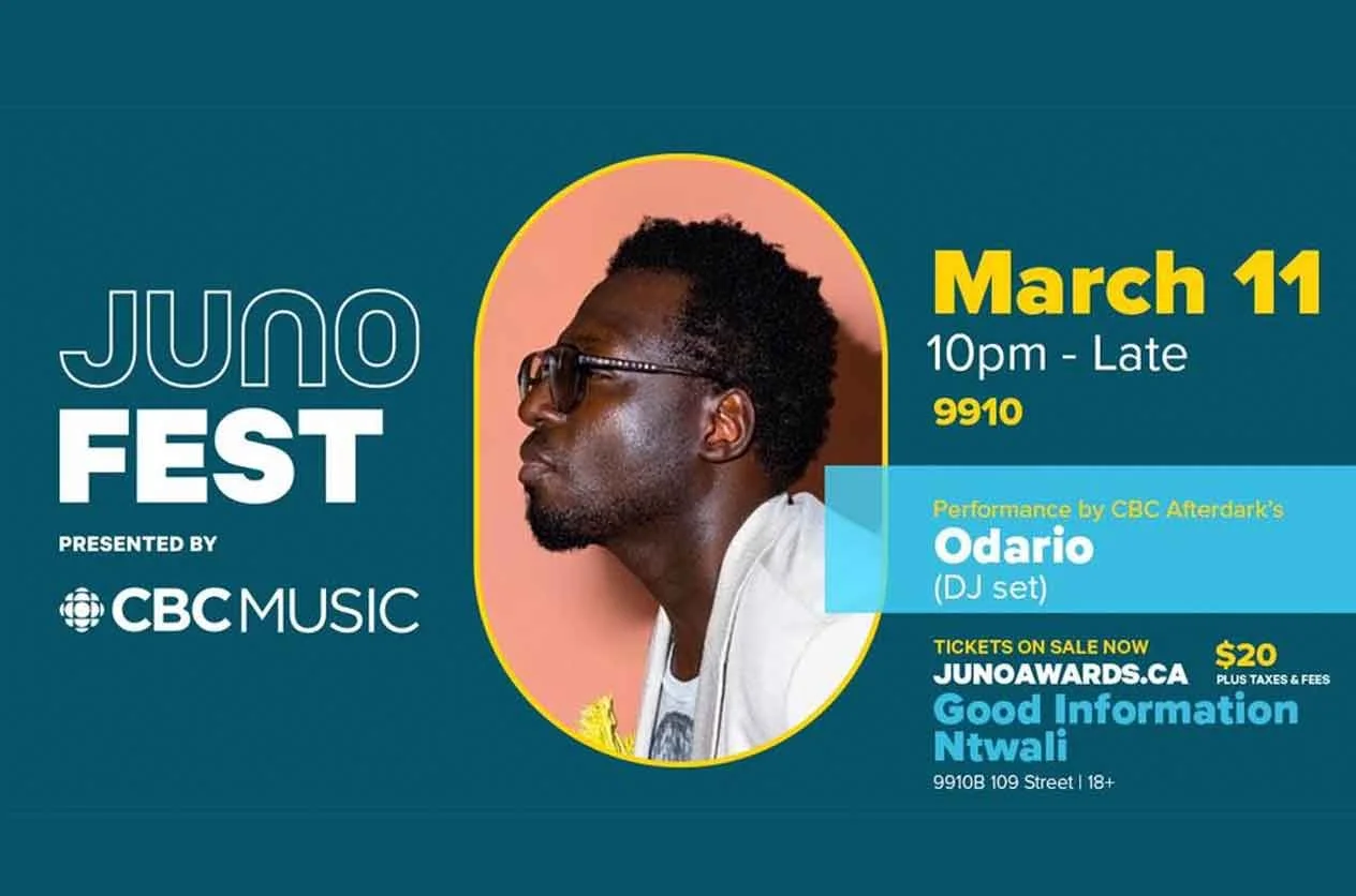 JUNOfest presented by CBC music: Odario (DJ set)