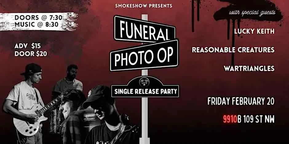 Funeral Photo Op Single Release Party