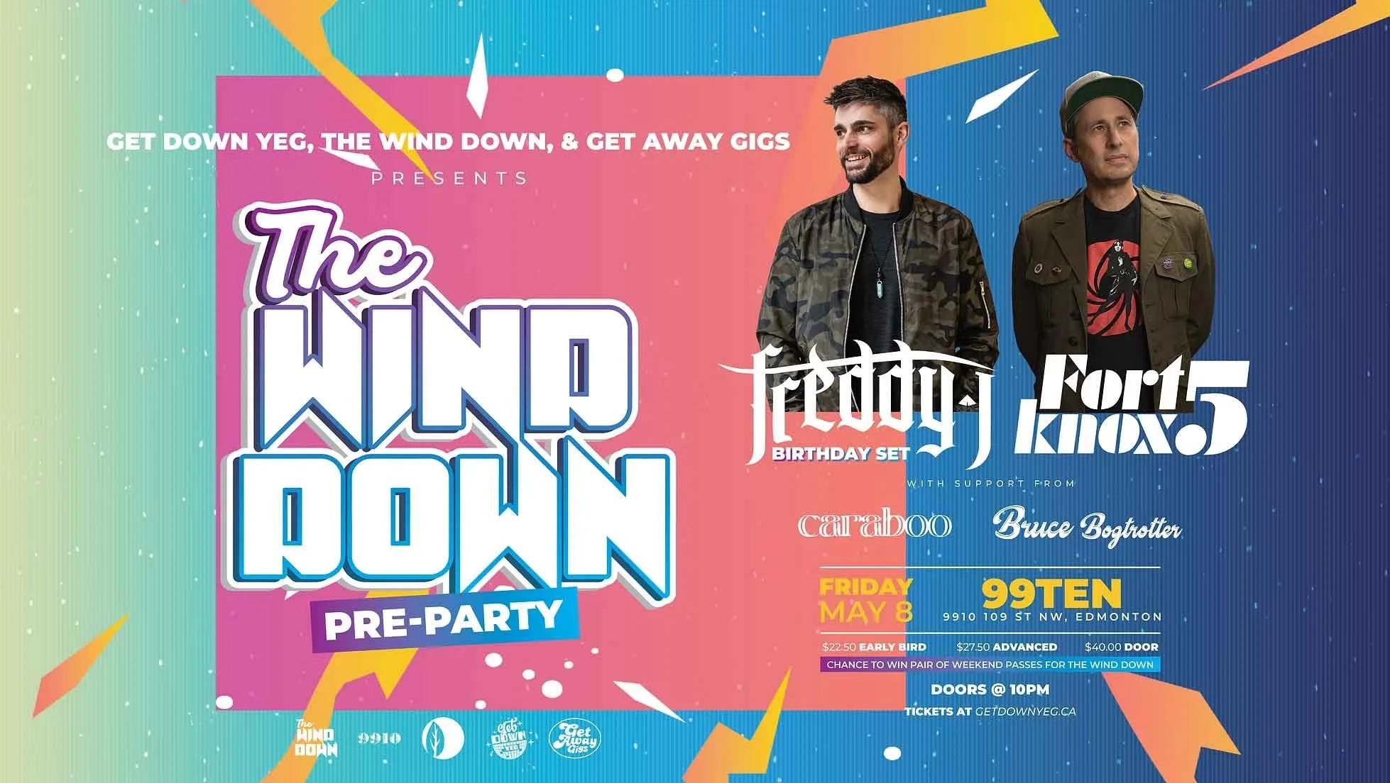 FORT KNOX 5 // FREDDY J // CARABOO // BRUCE BOGTROTTER - THE WIND DOWN YEG PRE PARTY -