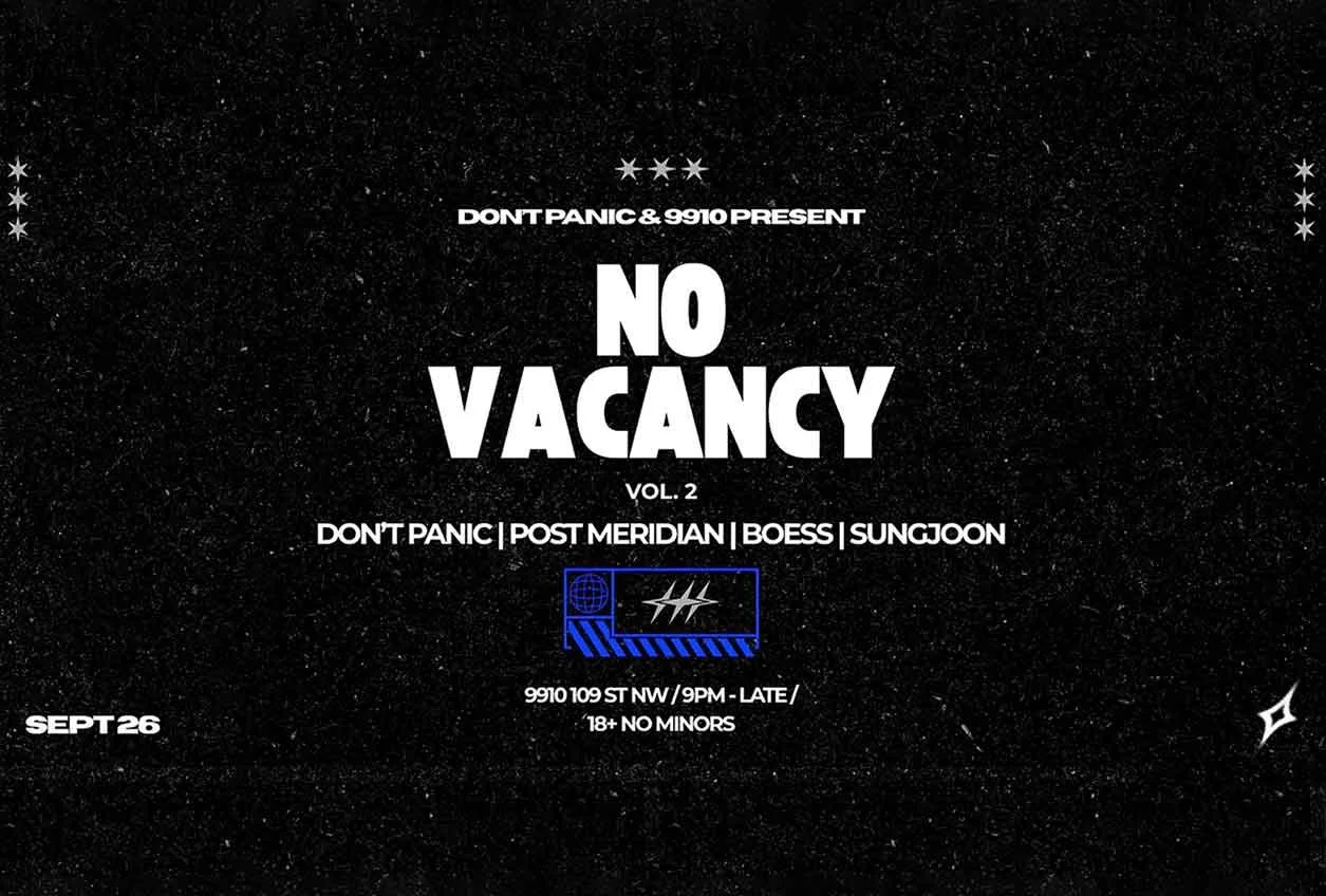 DON'T PANIC &amp; 9910 PRESENT: NO VACANCY VOL. 2
