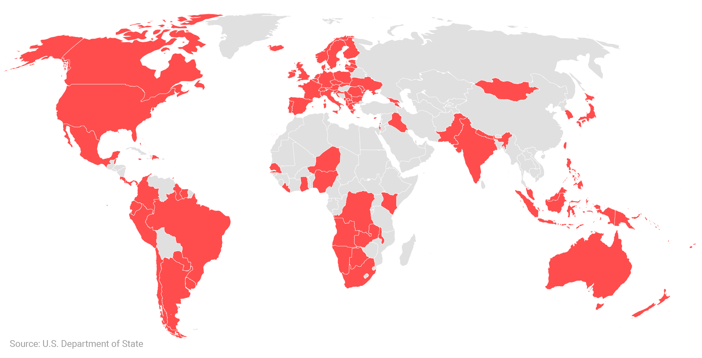 27 стран участвовало в