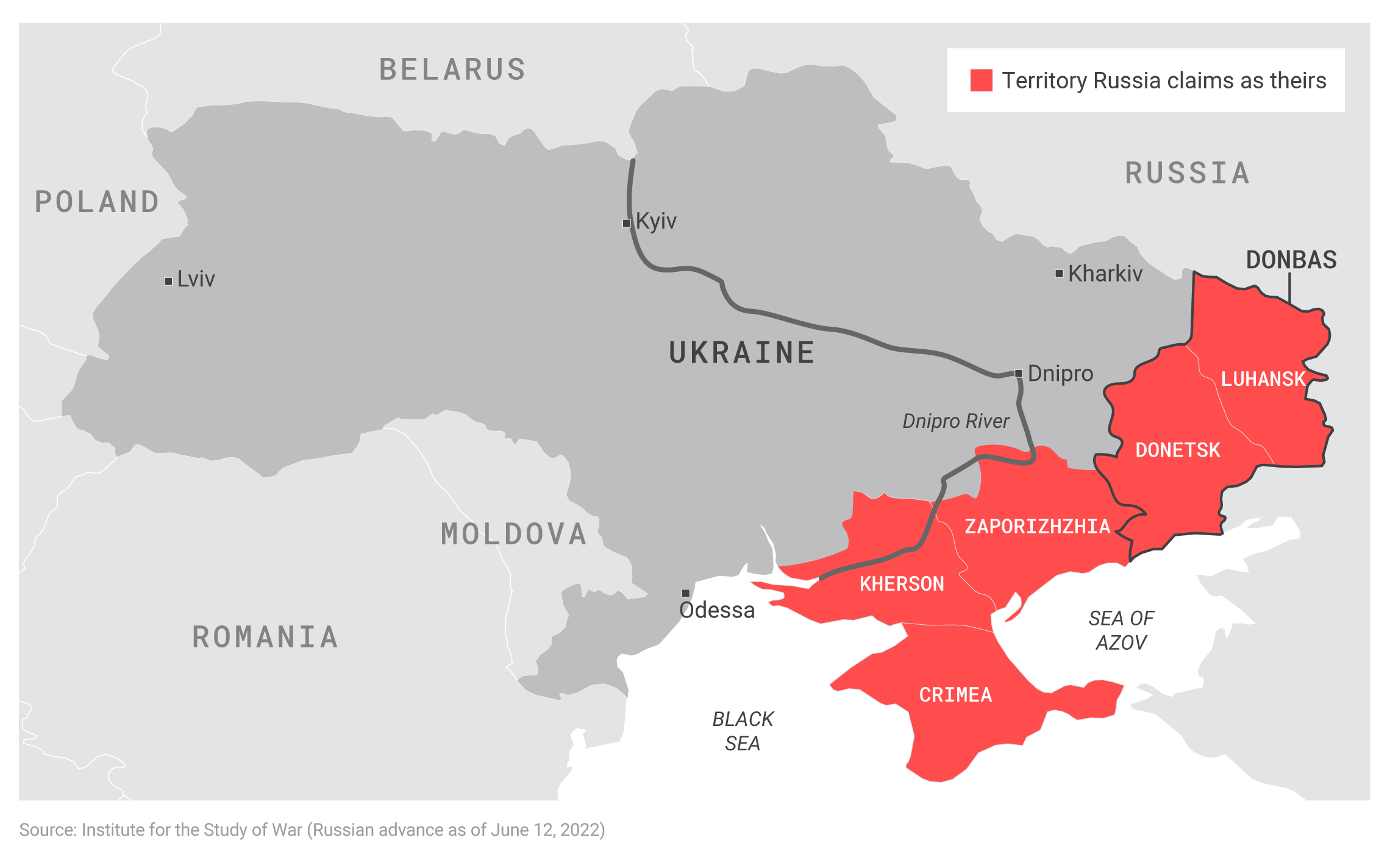 Russia Ukraine Conflict Map