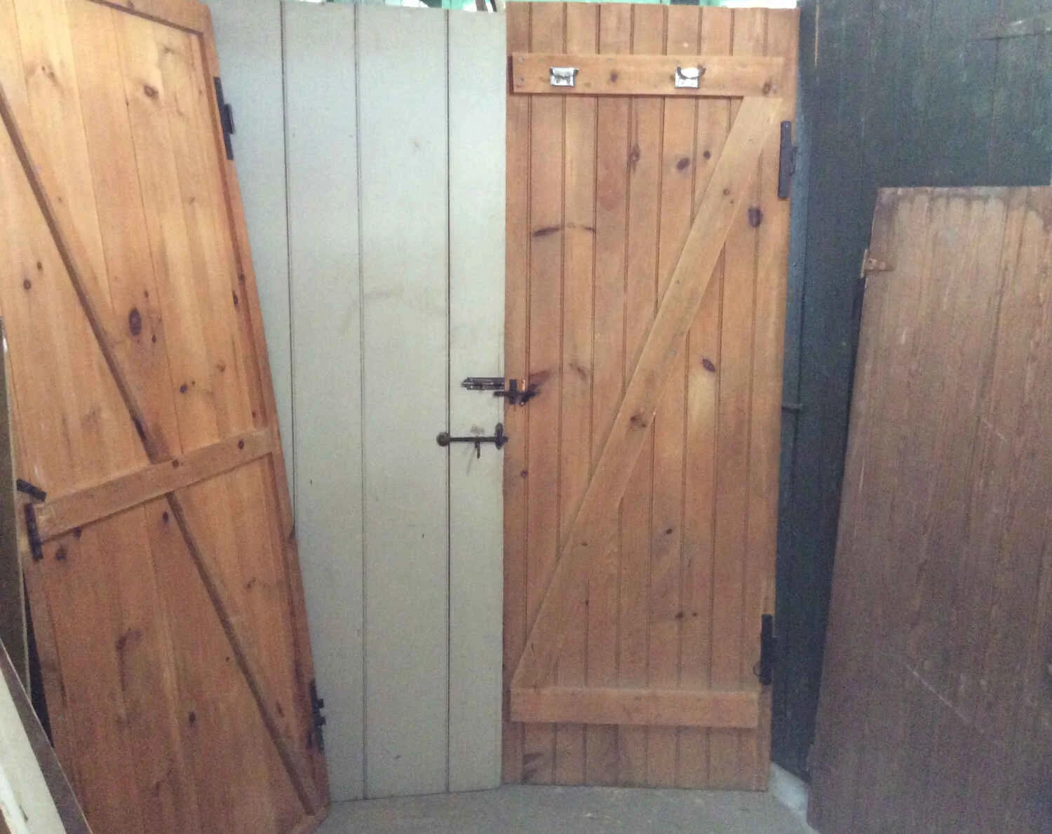 Selection of Beadboard & V Match Camp Doors
