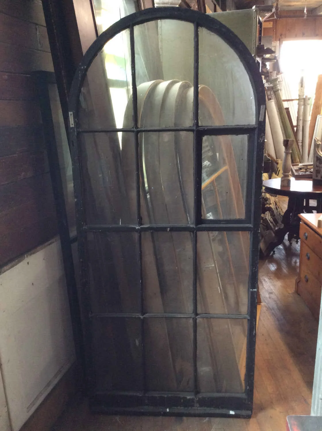 SOLD!! Victorian Arched Storm Window