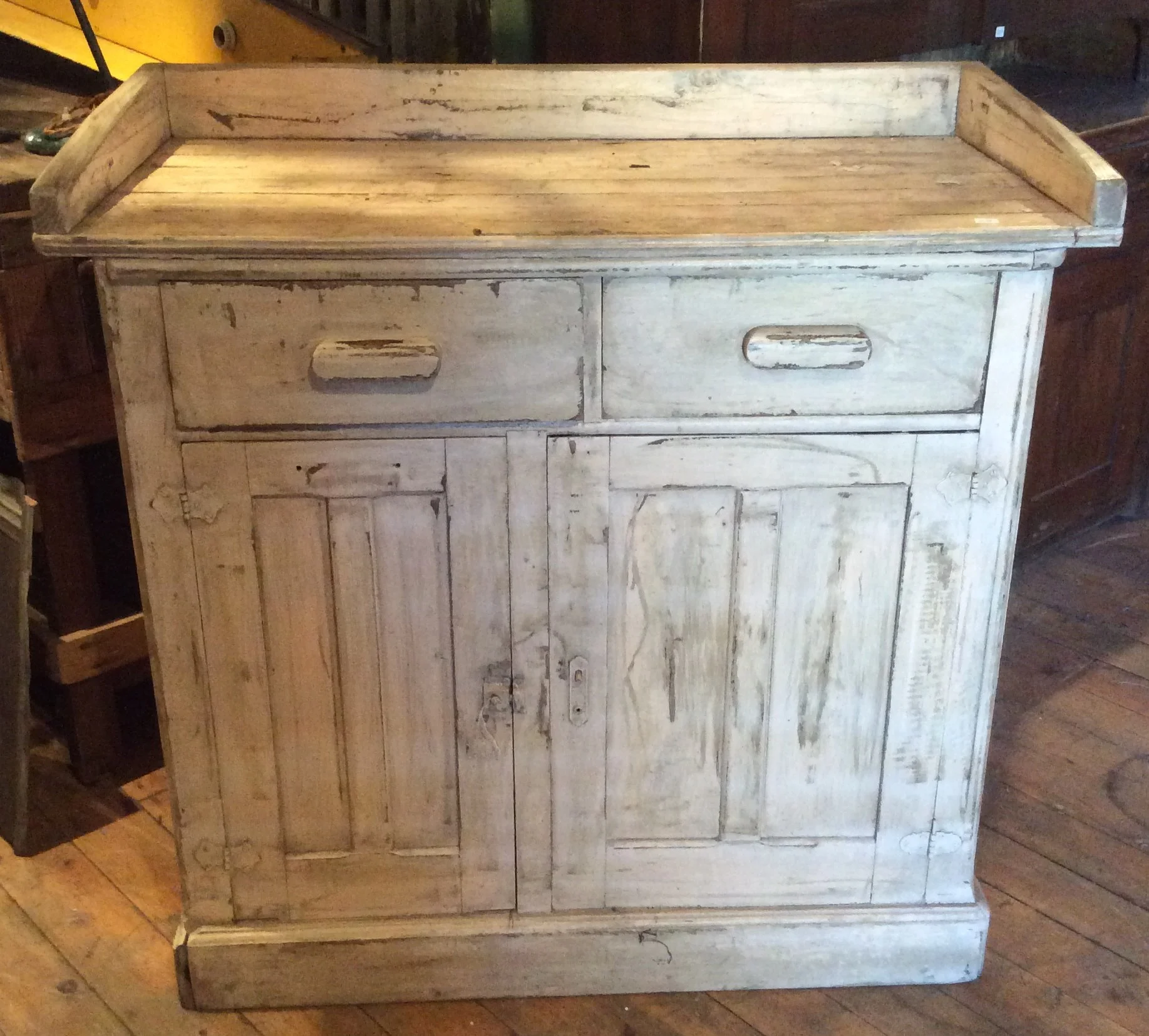 Antique Small painted Sideboard