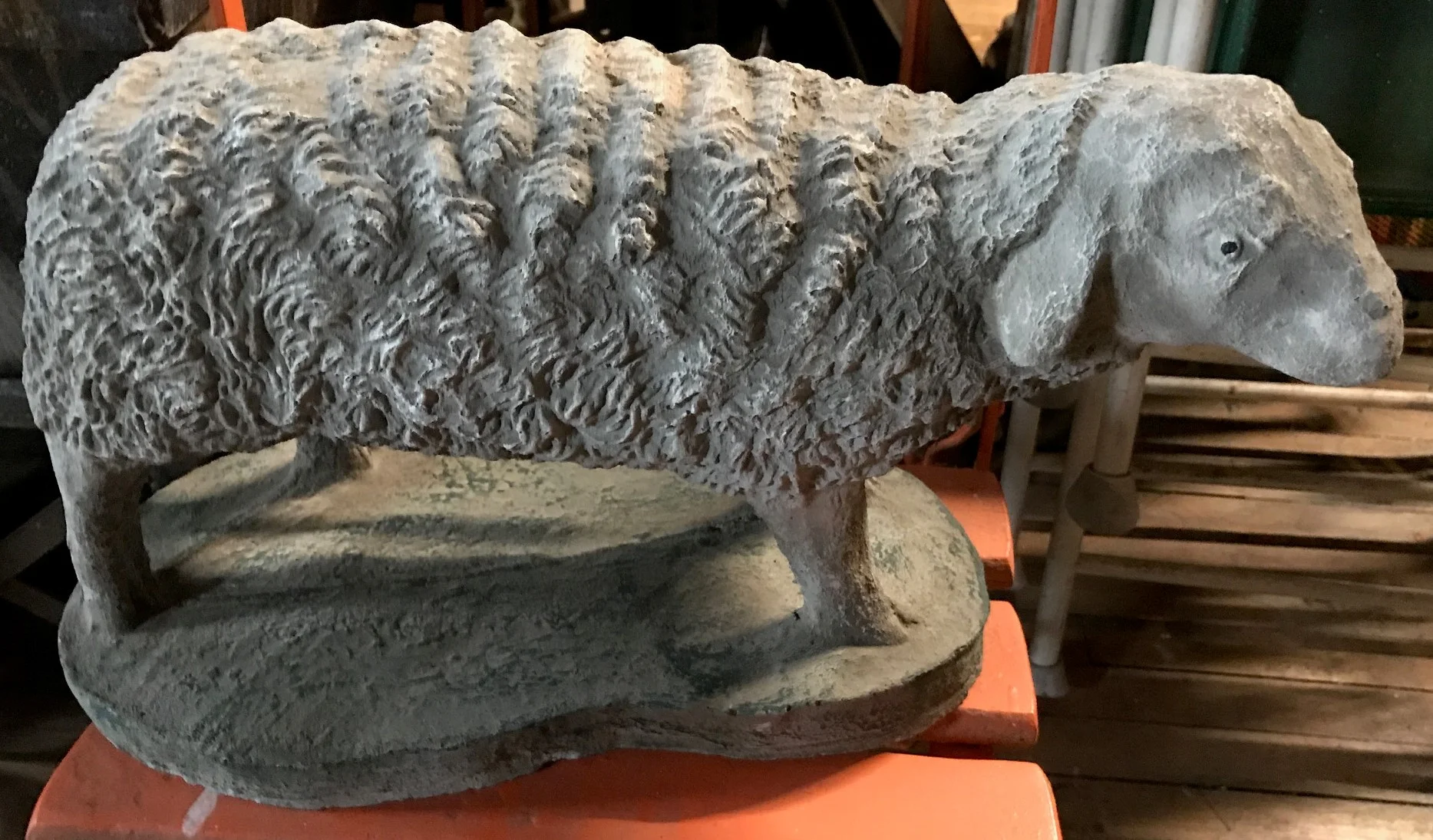 SOLD! Concrete Sheep Statue