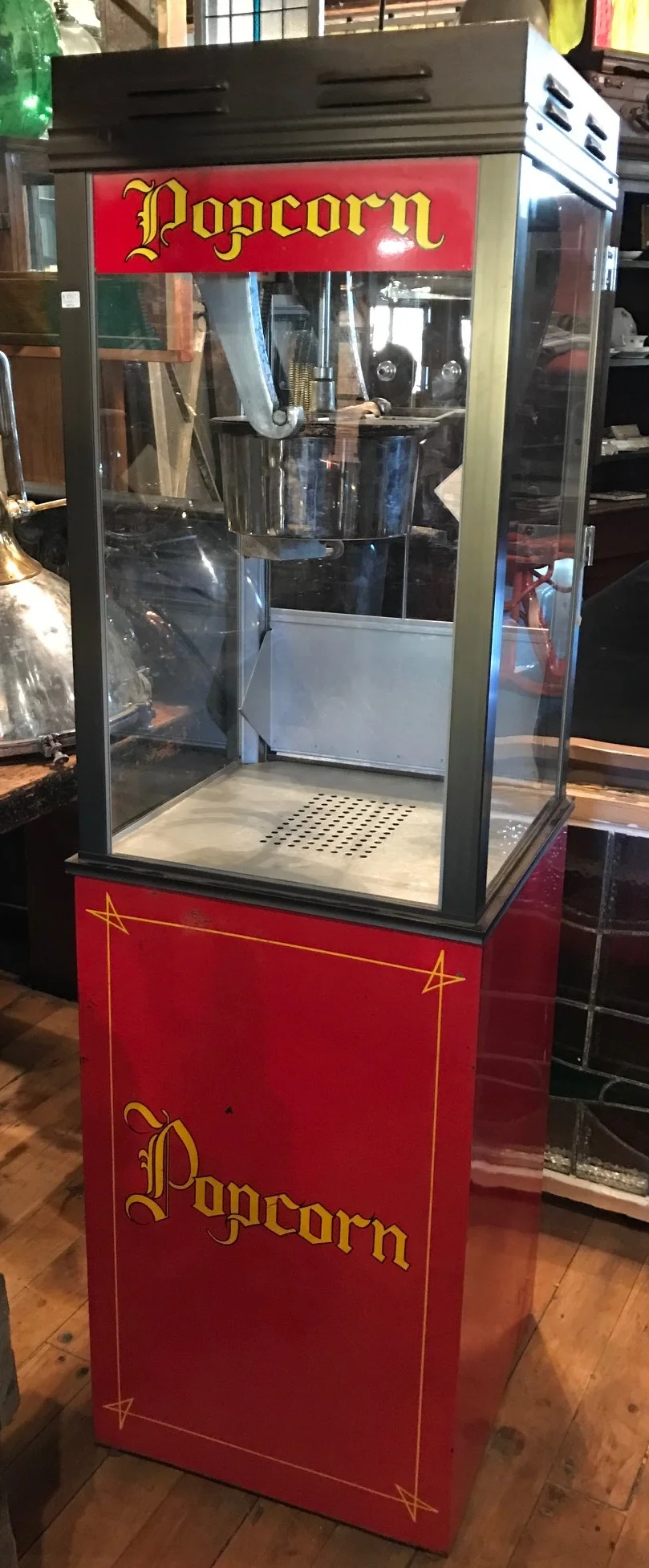 SOLD! Vintage Popcorn Machine
